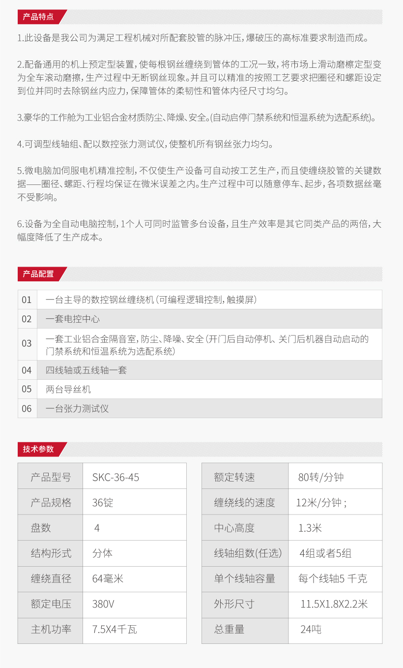全自动数控高速钢丝缠绕机(图2)